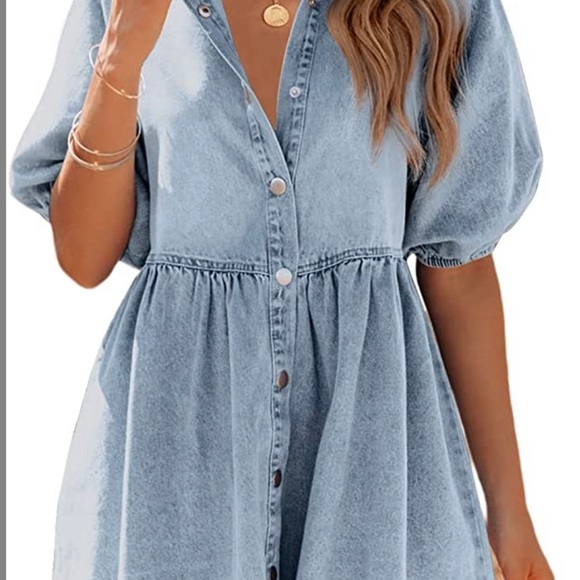 Dresses Summer Denim Flow Dress Poshmark
